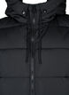 Veste longue avec capuche et poches, Noir, Packshot image number 2