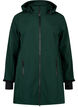 Veste softshell avec capuche amovible, Vert fonc&eacute;, Packshot image number 0
