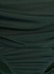 Culotte de bikini taille haute avec drap&eacute;, Vert fonc&eacute;, Packshot image number 2