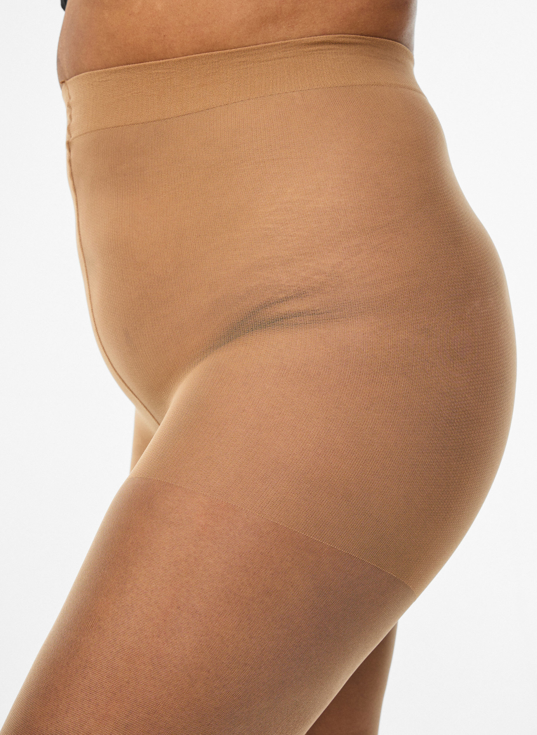Zizzi Matte Strumpfhosen in 30 Denier, Beige, Model image number 2