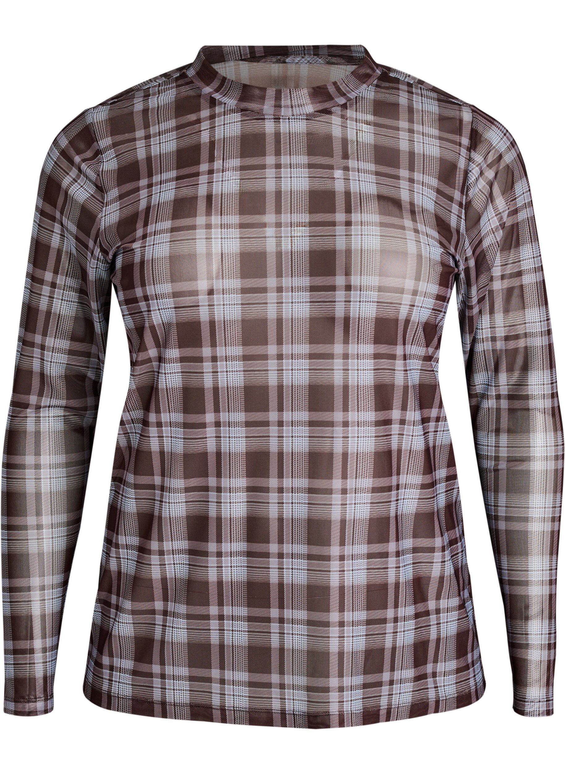Blouse en maille &agrave; pois