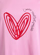 T-shirt en coton avec motif, Begonia P. w. Heart, Packshot image number 2