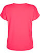 T-shirt de sport ample avec col en V, Neon Diva Pink, Packshot image number 1