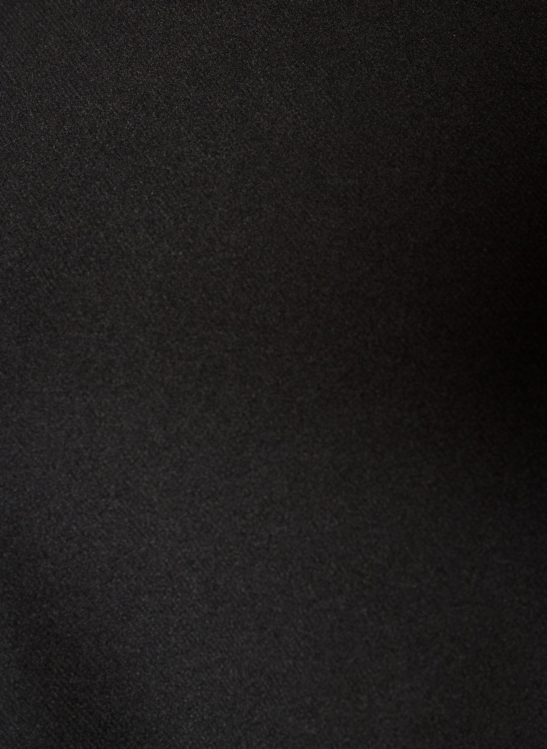 ZizziBlouse avec drap&eacute; asym&eacute;trique et manches 3/4, Noir, Packshot image number 2