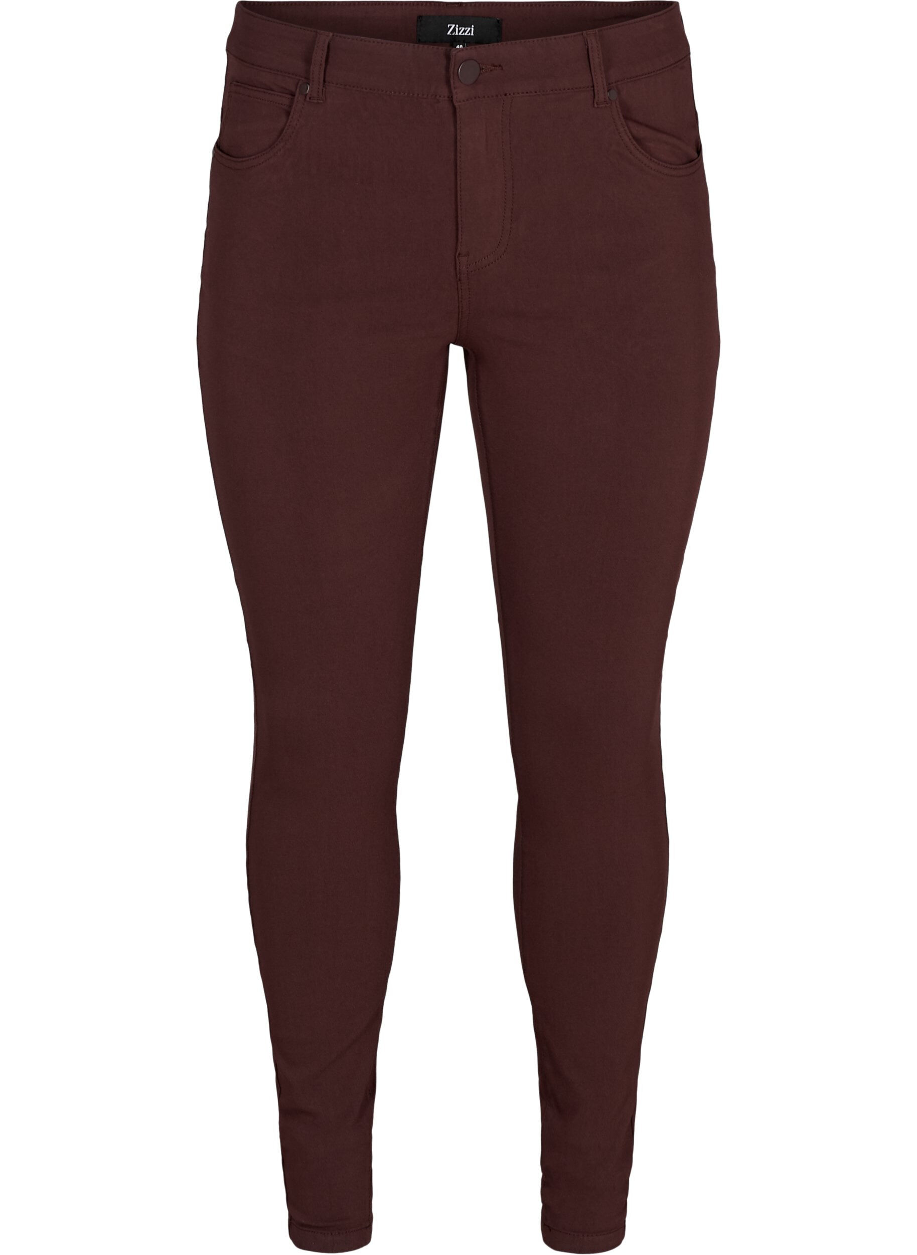 ZizziPantalon, Bordeaux fonc&eacute;, Packshot image number 0