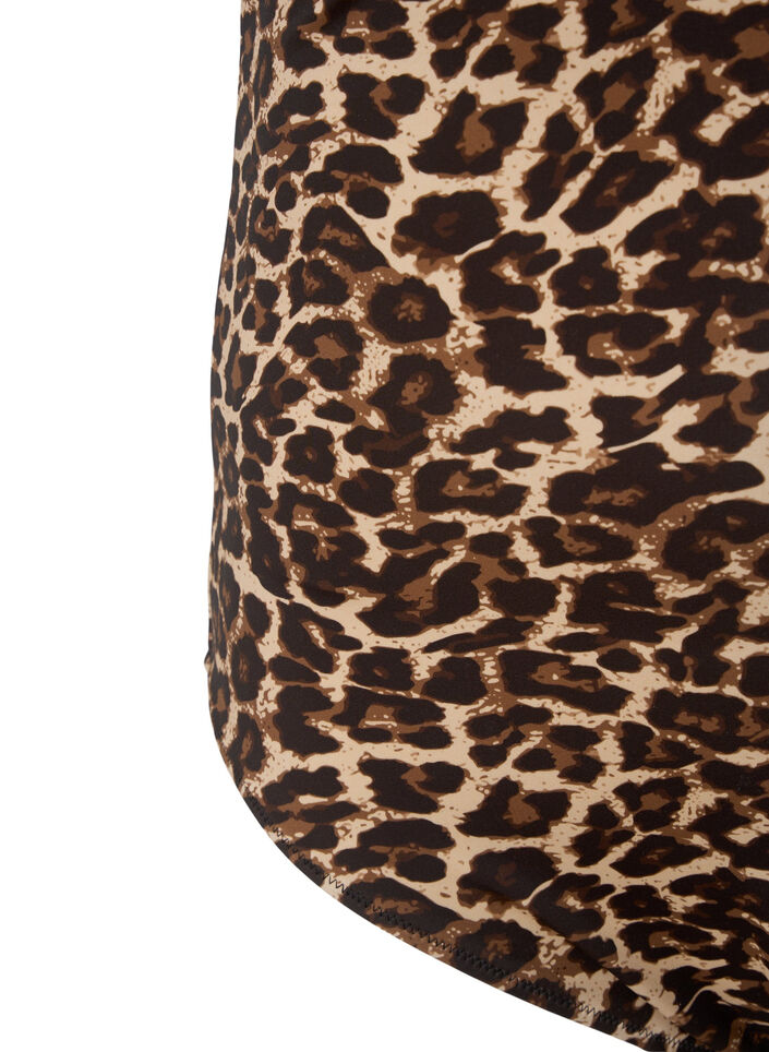 Maillot de bain avec dos croisé et inserts amovibles, Leopard Print, Packshot image number 3