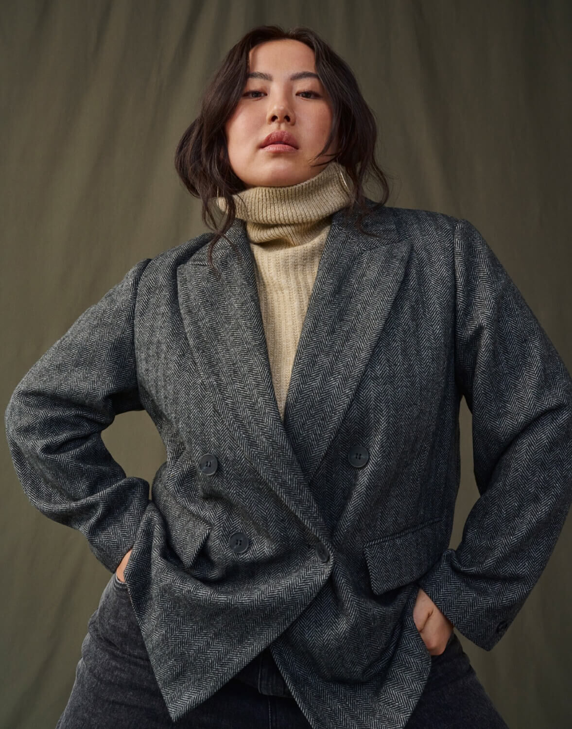 Schwarze Herbstjacken