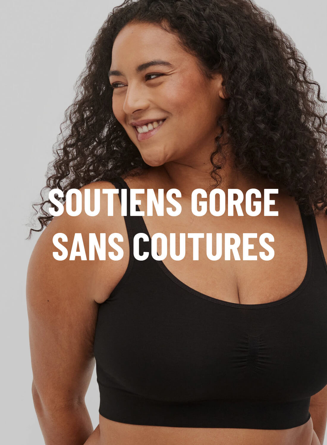 Soutiens gorge sans coutures femmes grandes tailles - Taille 85E-115H - Zizzi